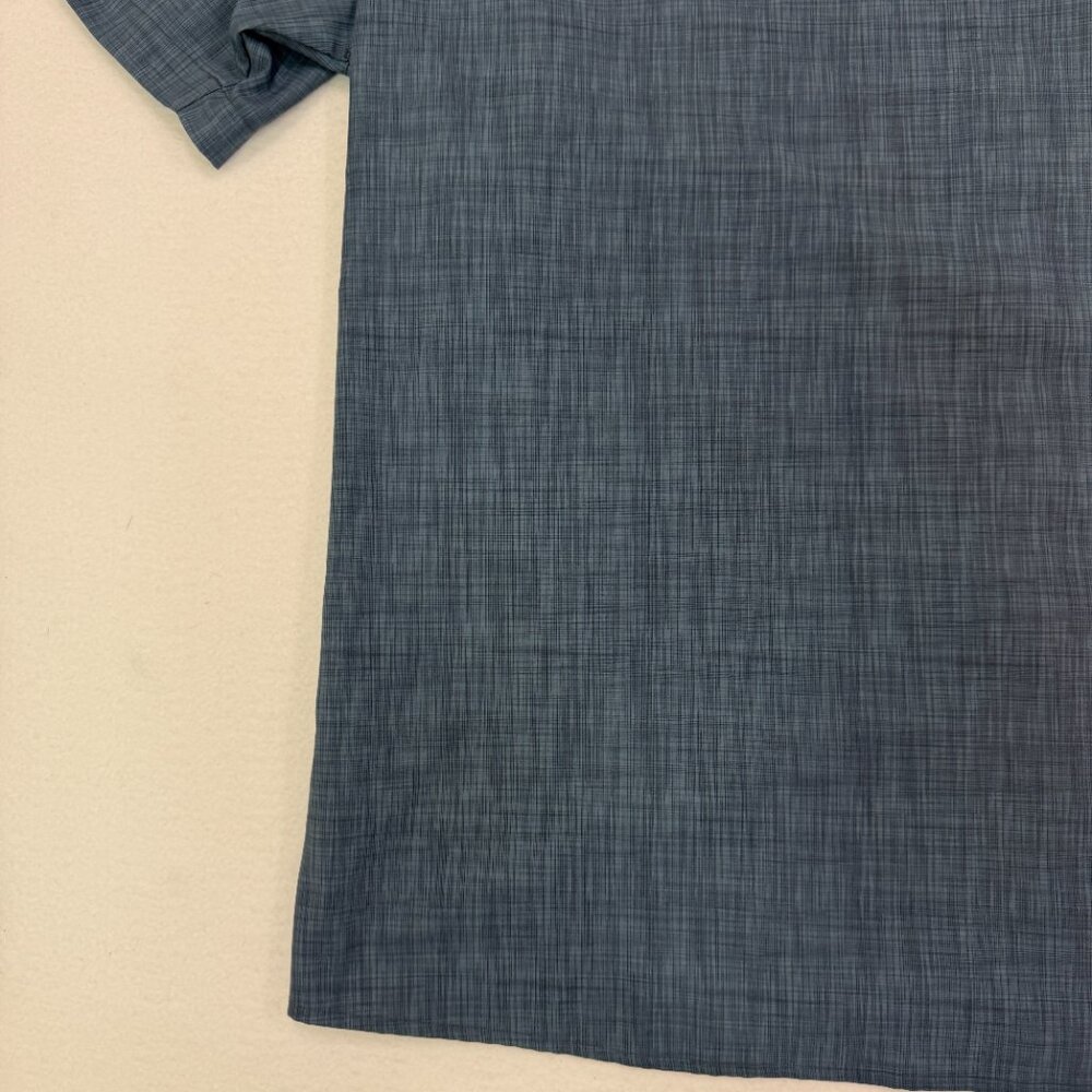 Kuhl Shirt Mens XL Persuadr Short Sleeve Button Up Lightweight Blue UPF Hiking - Picture 13 of 16